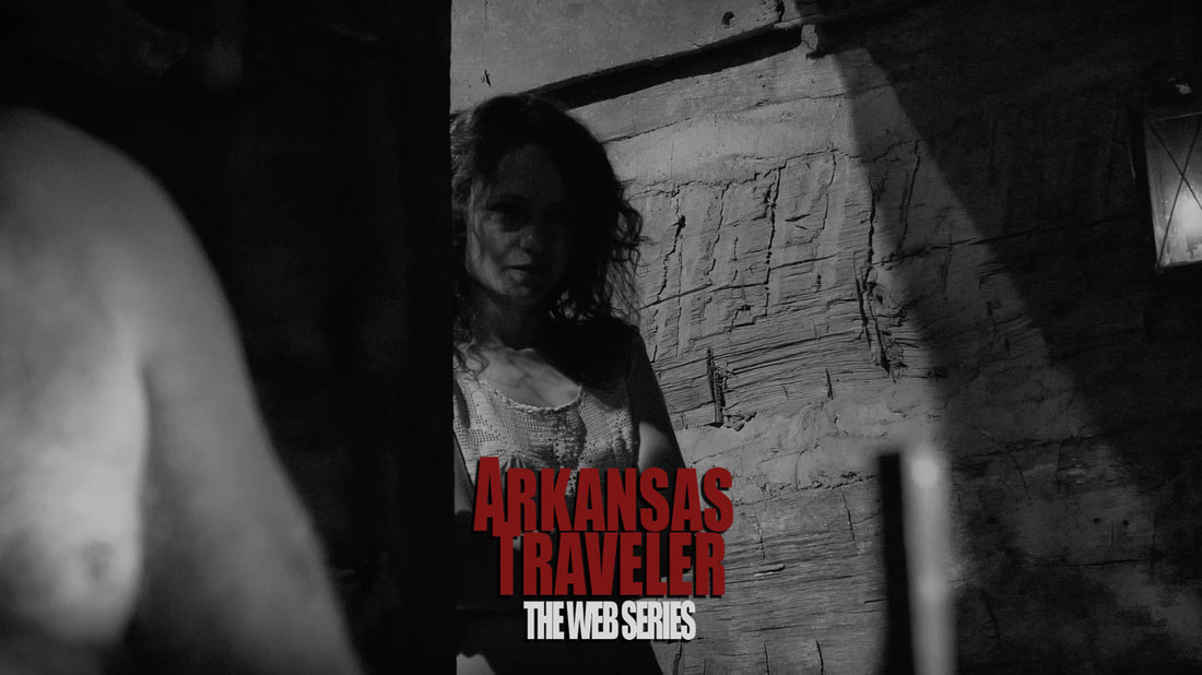 Myrtle watches from the shadows in Episode 4 of Arkansas Traveler